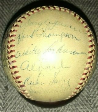 1953 York Giants Vintage Baseball Team 26 Signed Hoyt Wilhelm Monte Irvin 4