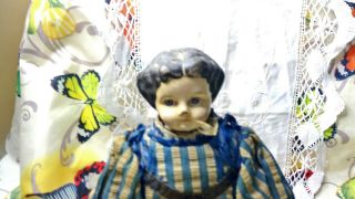 Antique Doll Very Old Papier Mache Patent Washable 10 Inch