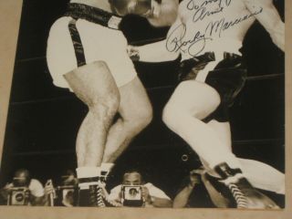 ROCKY MARCIANO Signed Photo The Ring RARE Boxing Autograph Authentic Auto Framed 6