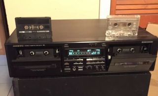 Vintage Onkyo [ta - Rw411] Stereo Cassette Tape Deck (670)