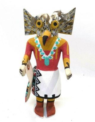 Vtg/antique Hopi Mongwa (great Horned Owl) Keely 