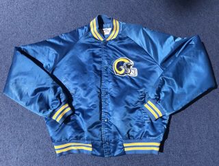 Vintage Los Angeles Rams Chalk Line Jacket Spell Out Starter Jacket 80s 90s NFL 2