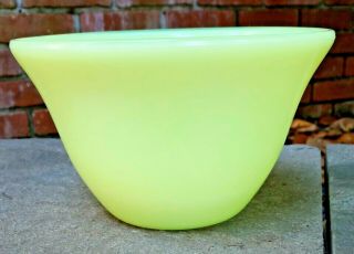 Htf Vintage 6 " Mckee Seville Yellow Mixing Bell Bowl -