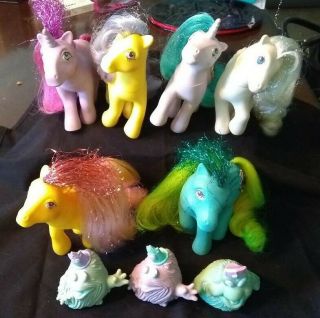 Vintage G1 My Little Pony Princess Ponies With Bushwoolies