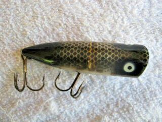 Extra Rare Old Vintage Heddon Chugger Spook Topwater Lure Lures Awesome Pattern 4