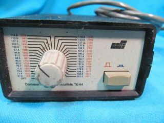 Vintage Communications Specialties Te - 64 Tone Code Encoder