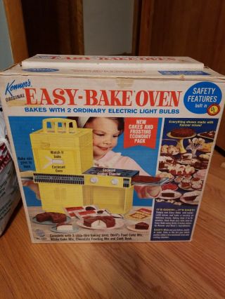 1970s Vintage Easy Bake Oven (still) Looks Like Box Inclu