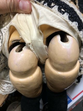 Vintage Large Handwerck 15 79 DEP Germany Doll 26” Estate Find Bisque Head 7
