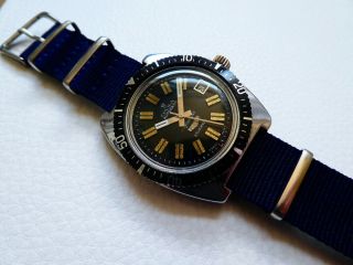 Rare Vintage ONSA AQUARIUS Automatic 200M Men ' s Diver watch from 1960 ' s years 2