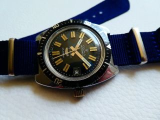 Rare Vintage ONSA AQUARIUS Automatic 200M Men ' s Diver watch from 1960 ' s years 7