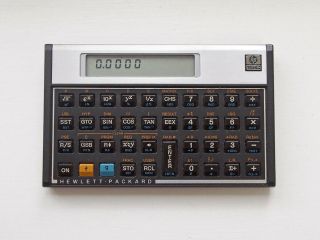 Vintage Hp 15c Scientific Calculator With Soft Case,  Vg/exc