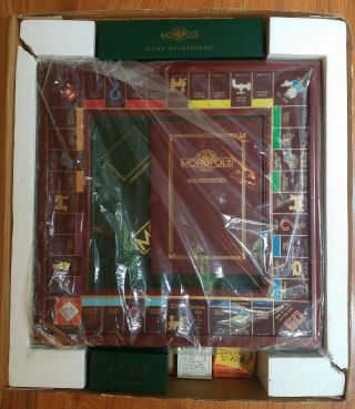 Rare Monopoly Franklin Collectors Edition Board Game (wood) Never Been