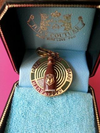 Juicy Couture Vintage and RARE Truth or Dare Spin the Bottle Charm in EUC 4