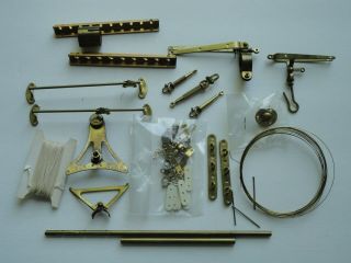 Vintage A.  J.  Fisher Brass Fittings 50/800 And Full Size Plans
