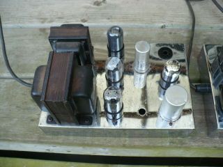 Vintage Radio Craftsmen Rc - 2 Mono Block 6v6 Vacuum Tube Amplifier