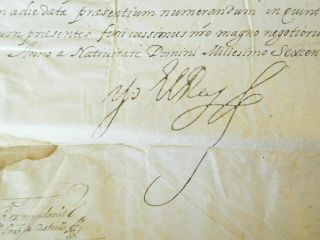 King of Spain Philip IV RARE signed document 6