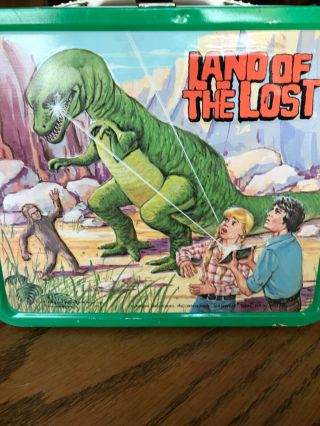Vintage 1975 Land Of The Lost Lunchbox And Thermos.