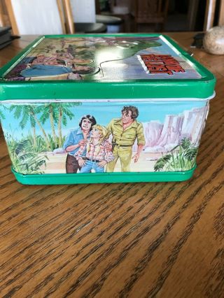 VINTAGE 1975 LAND OF THE LOST LUNCHBOX AND THERMOS. 7