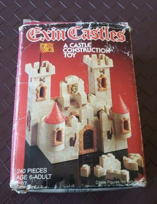 Vintage Exin Castles Mini Castillos Construction Set 0197 Spain Complete