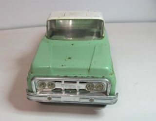 Vintage Tonka Green Pick Up Truck Pressed Steel 2