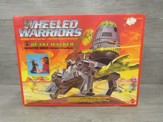 Vintage 1984 Mattel Wheeled Warriors Beast Walker Never Opened