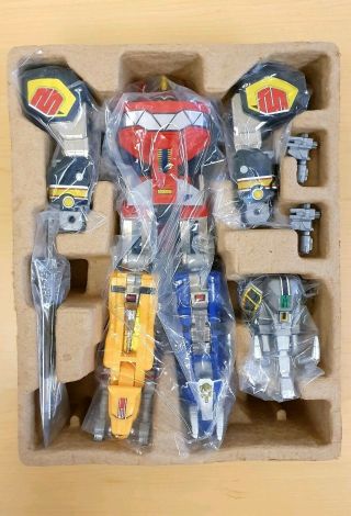 Mighty Morphin Power Rangers Legacy Megazord Complete Rare MMPR 3