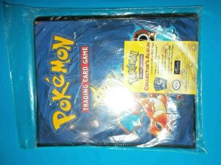 Rare Vtg 1999 Topps Pokemon Trading Card Binder Base Set Album Pikachu Charizard