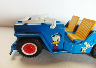 Disneyland JEEP Disney (Tin,  Pressed Metal) Mickey Mouse Vintage Marx Toys 5
