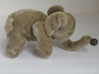 Vintage STEIFF Elephant with Bell 1950 ' s 6