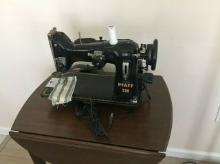 Pfaff 130 - 6 Vintage Sewing Machine Zigzag Embroidery Heavy Duty Made In Germany