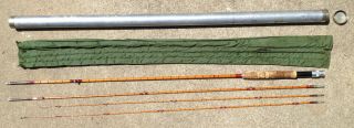 Vintage 1922 Hardy Split Bamboo Fly Rod 9 