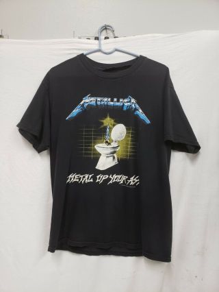 Vintage 1994 Metallica Metal Up Your Ass T - Shirt Large Giant Size Xl