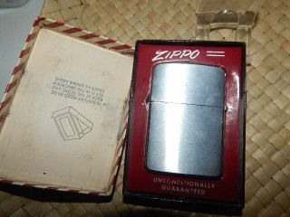 Vintage Zippo Cigarette Lighter Pat.  2517191