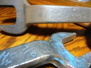 American Bridge “CLEAN” Spud Wrench 7/8” HS Vintage Structural Iron Work,  Plus 1 3