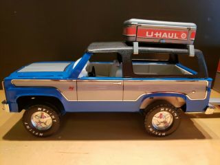 Vintage Nylint K5 Chevy Blazer With Uhaul Carrier And Trailer