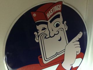 Vintage Hastings Metal Gas Station Sign 1970 ' s 1980 ' s Piston Rings Filters 2