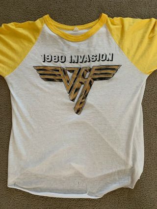 Vintage Van Halen 1980 Concert Shirt Tour Shirt