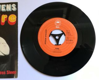 Shakin’ Stevens Very RARE “FIRE” Holland Only 7” STUNNING 3