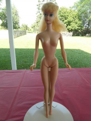 Vintage 4 Blonde Ponytail Barbie - - Blonde Ponytail Barbie Doll Japan
