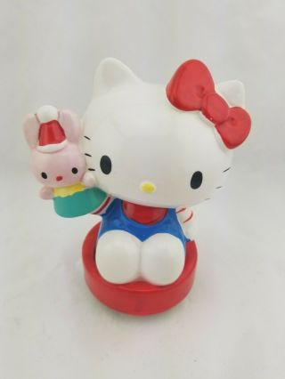 Hello Kitty Music Box Rare Vintage 1984 Plays Over The Rainbow Great