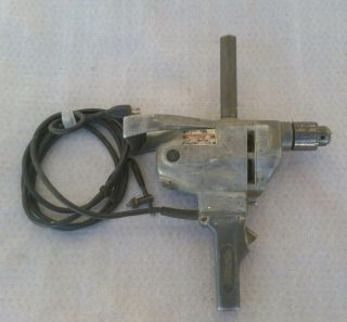 Vintage Milwaukee 1620 - 1 1/2 " Electric Drill 900rpm 115v 6.  0 Amps