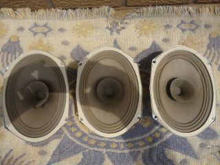 Vintage Isophon Dual Cone Full Range 4 Ohm Speakers 1960 