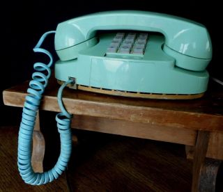 Princess Telephone Phone Aqua Blue Northwestern Bell - - Vintage 1970 