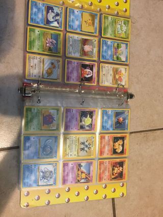 Over 200 Vintage POKEMON TCG Cards In Collectible Binder - Base,  Jungle,  Fossil 3