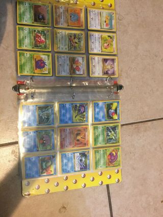 Over 200 Vintage POKEMON TCG Cards In Collectible Binder - Base,  Jungle,  Fossil 5