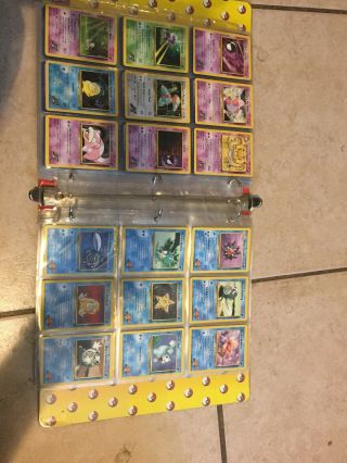 Over 200 Vintage POKEMON TCG Cards In Collectible Binder - Base,  Jungle,  Fossil 7