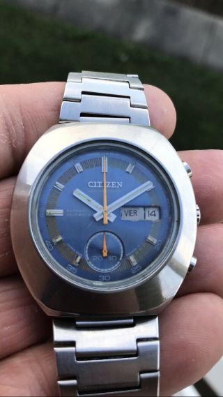 VINTAGE CITIZEN CHRONOGRAPH (STAINLESS STELL) GOOD 4
