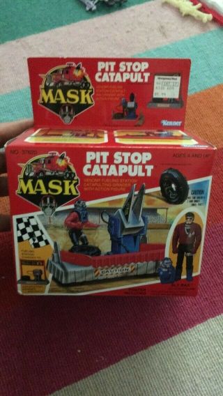 Vintage 1987 Mask Pit Stop Catapult By Kenner - Factory Box Misb M.  A.  S.  K.