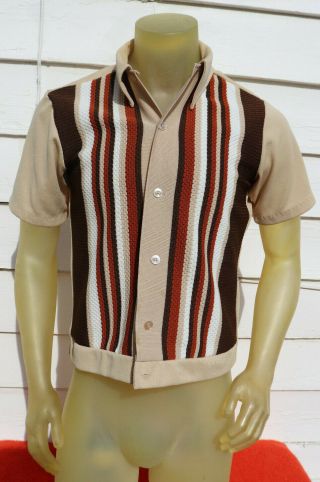 Vintage Big Sur Button Down Shirt / Rockabilly Gaucho / Medium