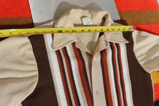 Vintage BIG SUR Button Down Shirt / Rockabilly Gaucho / Medium 8